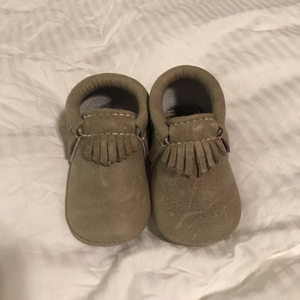Freshly picked moccasins soft sole baby shoes!